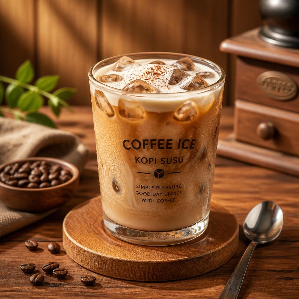 Ice Kopi Susu Warkop 84 minuman kopi susu dingin yang creamy